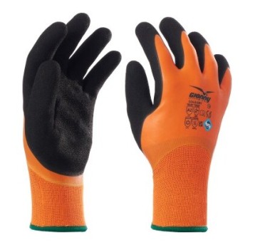 RĘKAWICZKI ROBOCZE COLD-DRY - POMARAŃCZOWY-CZARNY
