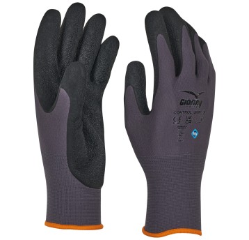 RĘKAWICZKI ROBOCZE CONTROL GRIP - SZARY-CZARNY
