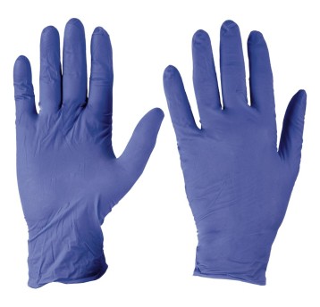 RĘKAWICZKI ROBOCZE NITRO-TOUCH NPF 35 - NIEBIESKI LODOWY