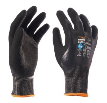 RĘKAWICZKI ROBOCZE PATROL 3FULL - CZARNY-CZARNY