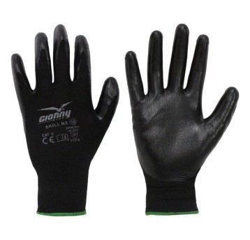 RĘKAWICZKI ROBOCZE SKILL N2 - CZARNY