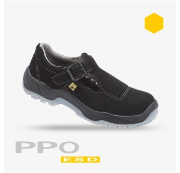 SANDAŁY 601 Z METAL. PODNOSKIEM ESD