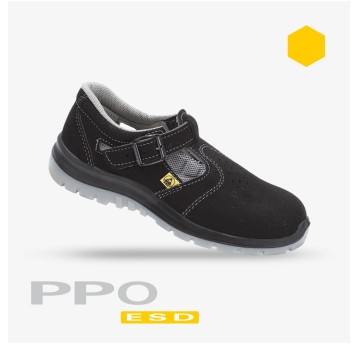 SANDAŁY 651 Z METAL. PODNOSKIEM ESD