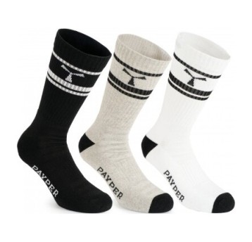 SKARPETKI MAGIC - NERO-GRIGIO MELANGE-BIANCO