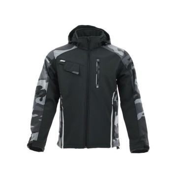 SOFTSHELL STANDARD PLUS SZARY CAMO