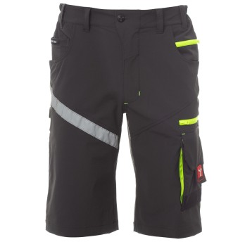 SPODENKI KRÓTKIE BERMUDY NEXT 4W SHORTS - ZADYMIONY-CZARNY