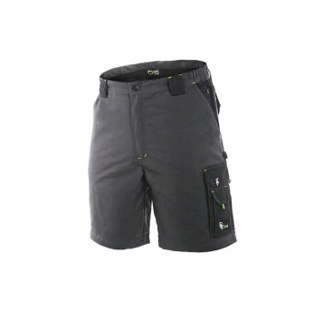 SPODENKI KRÓTKIE CXS SIRIUS ELIAS MĘSKIE - SZARO-ZIELONY