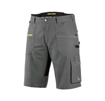 SPODENKI KRÓTKIE CXS STRETCH MĘSKIE - SZARO-CZARNY