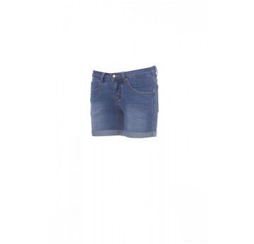 SPODENKI KRÓTKIE JEANS DAMSKIE CALIFORNIA - JASNONIEBIESKI