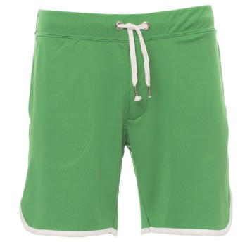 SPODENKI KRÓTKIE SPORTOWE GAME - ZIELONA TRAWA-BIAŁY