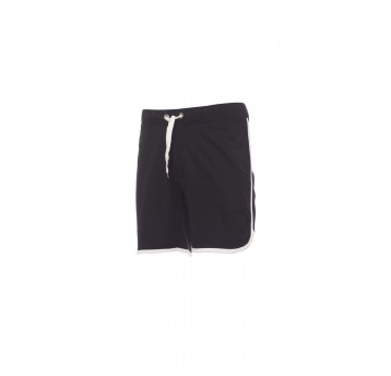 SPODENKI KRÓTKIE SPORTOWE UNISEX GAME - CZARNY/BIAŁY