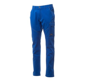 SPODNIE CAŁOROCZNE ELASTYCZNE UNISEX WORKER STRETCH - KRÓLEWSKI NIEBIESKI
