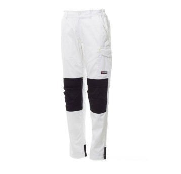 SPODNIE CAŁOROCZNE UNISEX WORKER TECH - BIAŁY/CZARNY