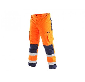 SPODNIE CARDIFF MĘSKIE OSTRZEGAWCZE ZIMOWE