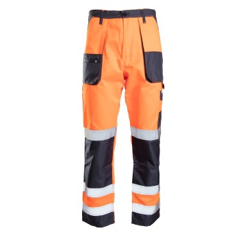 SPODNIE DO PASA BRIXTON FLASH KAT.II KL. 2 - POMARAŃCZOWY-GRANATOWY