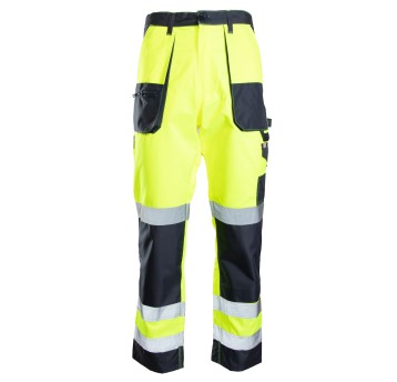 SPODNIE DO PASA BRIXTON FLASH KAT.II KL. 2 - ŻÓŁTY-GRANATOWY