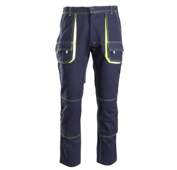 SPODNIE DO PASA BRIXTON SPARK - GRANATOWY-ŻÓŁTY