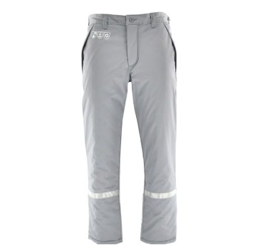 SPODNIE DO PASA CIEPŁOCHRONNE CHEMIK AS WINTER JASNOSZARY