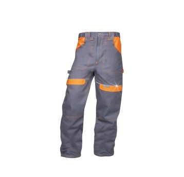 SPODNIE DO PASA COOL TREND - SZARO-POMARAŃCZOWY - 170-175CM