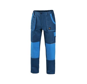 SPODNIE DO PASA CXS LUXY JOSEF MĘSKIE - GRANATOWO-NIEBIESKI