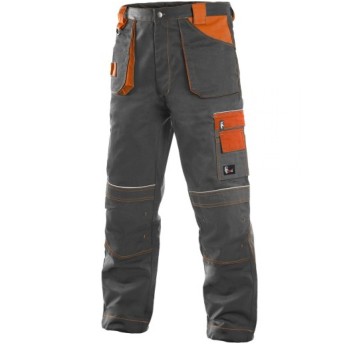 SPODNIE DO PASA CXS ORION TEODOR MĘSKIE - SZARO-POMARAŃCZOWY