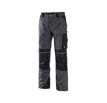 SPODNIE DO PASA CXS SIRIUS NIKOLAS MĘSKIE - SZARO-POMARAŃCZOWY