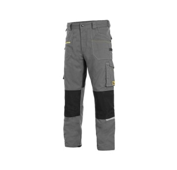 SPODNIE DO PASA CXS STRETCH MĘSKIE - SZARO-CZARNY