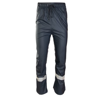 SPODNIE DO PASA GROSVENOR PU - GRANATOWY