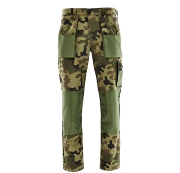 SPODNIE DO PASA KING ZIELONY CAMO