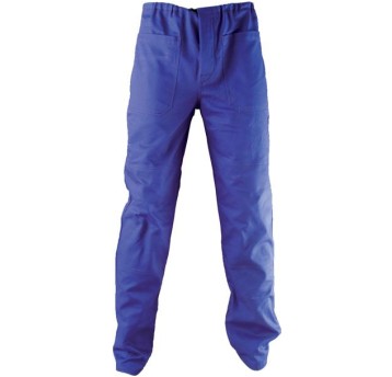 SPODNIE DO PASA KLASIK DAMSKIE - NIEBIESKI