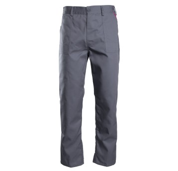 SPODNIE DO PASA MAX-POPULAR - STALOWY