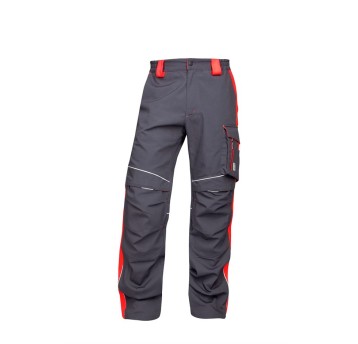 SPODNIE DO PASA NEON - SZARO-CZERWONY - 170-175CM