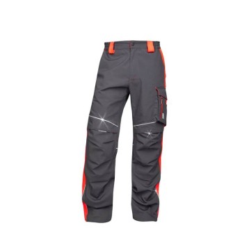 SPODNIE DO PASA NEON - SZARO-CZERWONY - 176-182CM