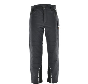 SPODNIE DO PASA OCIEPLANE STANDARD WINTER GRAFITOWY