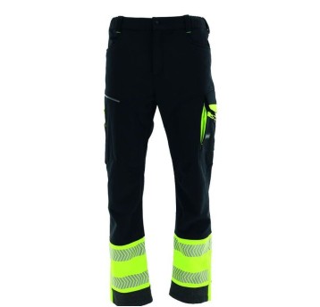 SPODNIE DO PASA SOFTSHELL COMFORT NEO WINTER CZARNY