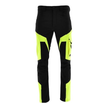 SPODNIE DO PASA SOFTSHELL COMFORT WINTER CZARNY