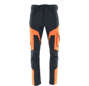 SPODNIE DO PASA SOFTSHELL COMFORT WINTER GRAFITOWY