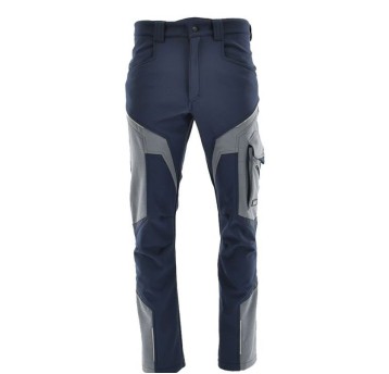 SPODNIE DO PASA SOFTSHELL COMFORT WINTER SZARY