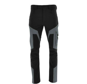 SPODNIE DO PASA SOFTSHELL COMFORT WINTER SZARY