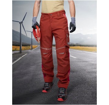 SPODNIE DO PASA URBAN - CZERWONY - 176-182CM