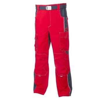 SPODNIE DO PASA VISION 02 - CZERWONO-SZARY - 54 - 170-175CM