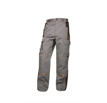 SPODNIE DO PASA VISION 02 - SZARO-POMARAŃCZOWY - 183-190CM