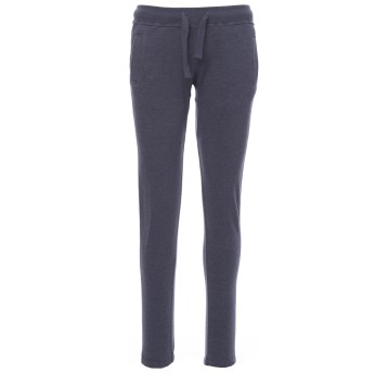 SPODNIE DRESOWE COLLEGE LADY - MELANŻ NIEBIESKI DENIM