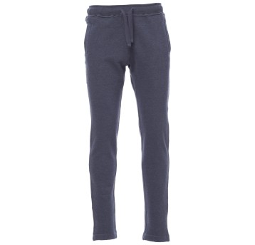 SPODNIE DRESOWE COLLEGE - MELANŻ NIEBIESKI DENIM