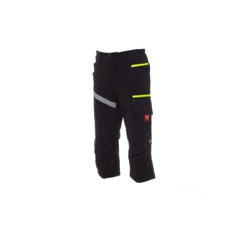 SPODNIE ELASTYCZNE 3/4 UNISEX NEXT 4W PIRATE - CZARNY/CZARNY