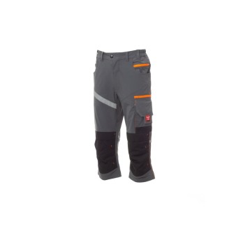 SPODNIE ELASTYCZNE 3/4 UNISEX NEXT 4W PIRATE - ZADYMIONY/CZARNY