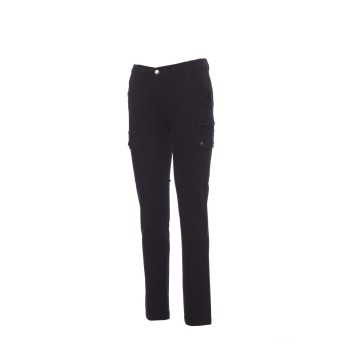 SPODNIE ELASTYCZNE LETNIE DAMSKIE FOREST STRETCH SUMMER LADY - CZARNY