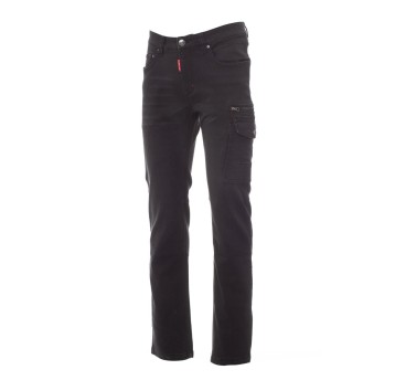 SPODNIE JEANS Z KIESZENIAMI MĘSKIE WEST - CZARNY