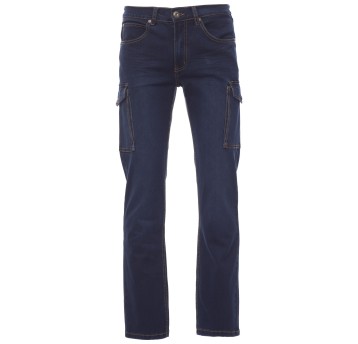 SPODNIE JEANSOWE Z KIESZENIAMI HUMMER - GŁĘBOKI NIEBIESKI