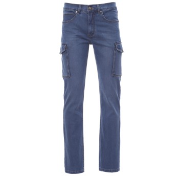 SPODNIE JEANSOWE Z KIESZENIAMI HUMMER - JASNONIEBIESKI